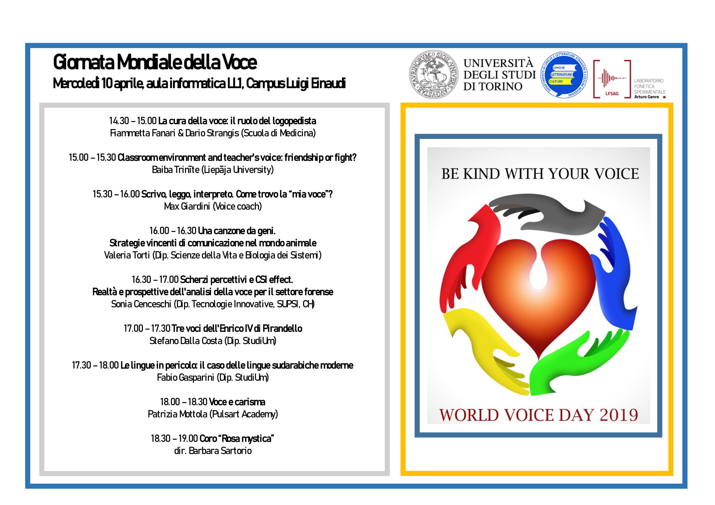 World Voice Day 2019